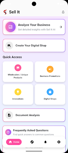 SellIt App Interface